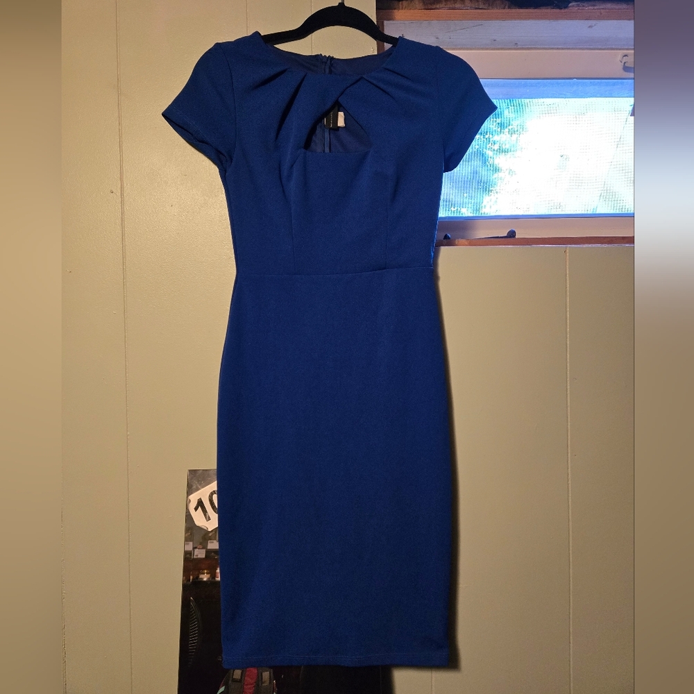 Royal Blue Pageant Interview Dress Size Small